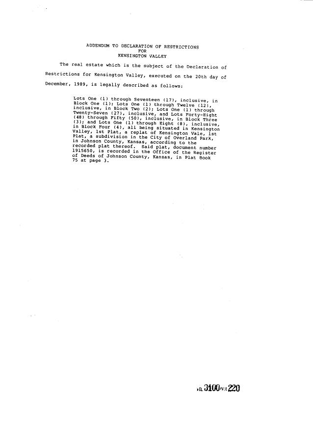 Kensington Valley [Overland Park, KS]